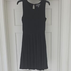 Elegant Black Sleeveless Mini Dress
